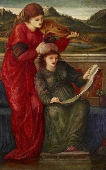 Burne-Jones, Sir Edward Coley Music oil painting picture